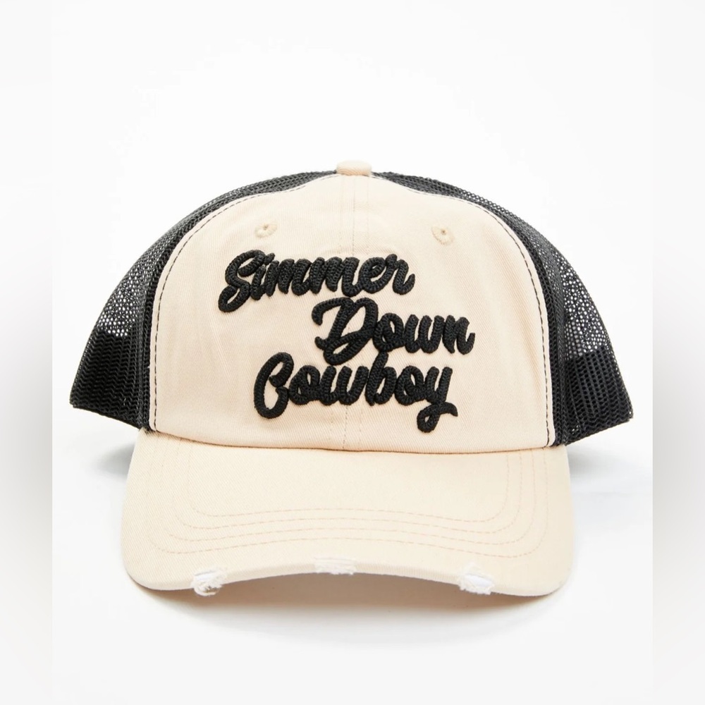Simmer Down Cowboy Baseball Cap